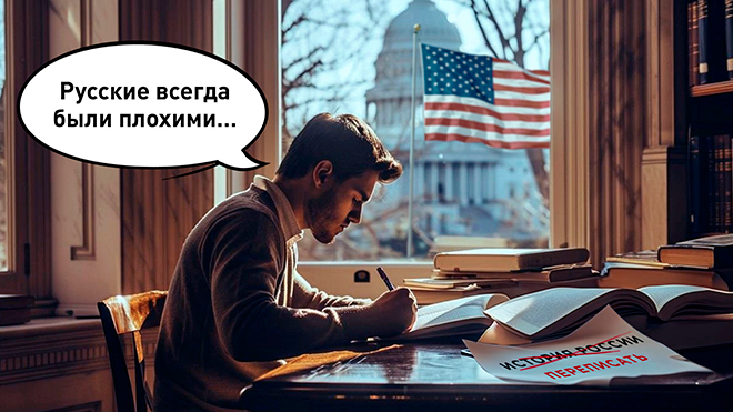    Антирусская, антигосударственная политическая эмиграция временами кажется очень смешной. Коллаж Царьграда