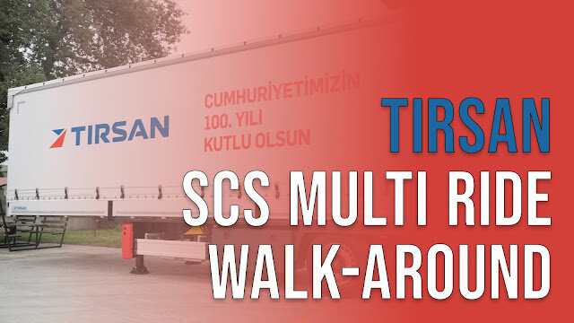 В этом выпуске серии SCS On The Road мы подробно рассмотрим один из флагманских продуктов Tirsan - многозаездной прицеп SCS!