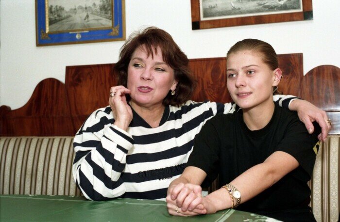  Лариса Голубкина с дочерью. / Фото: www.muzhyazheny.ru