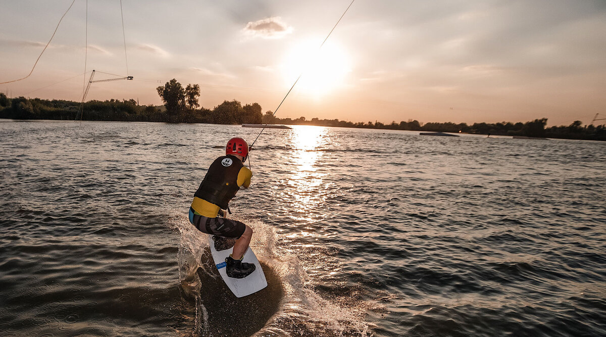 Вейкбордим в Wake Summer Park (Борисовские …