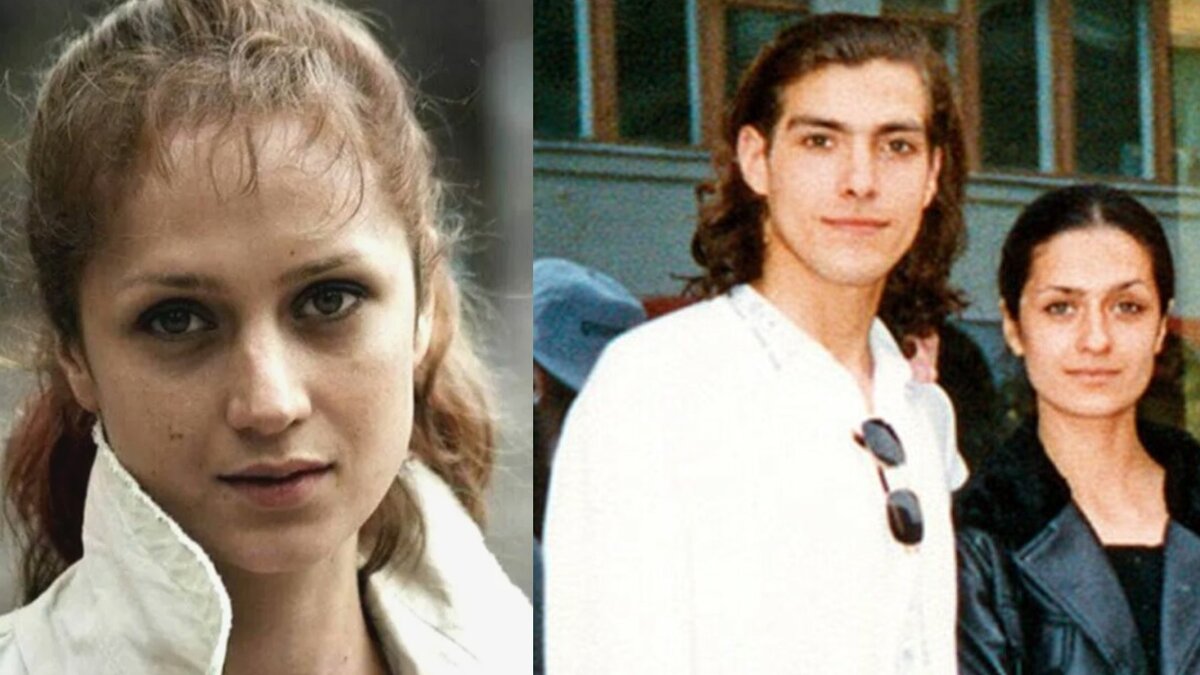 Виктория Исакова в юности. Александр Чижевский с Викторией