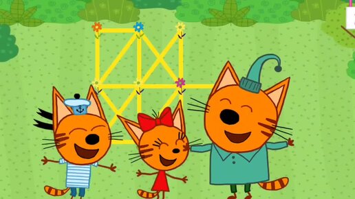 Мультфильм Игра для малышей Три Кота 🐱🥳🎀