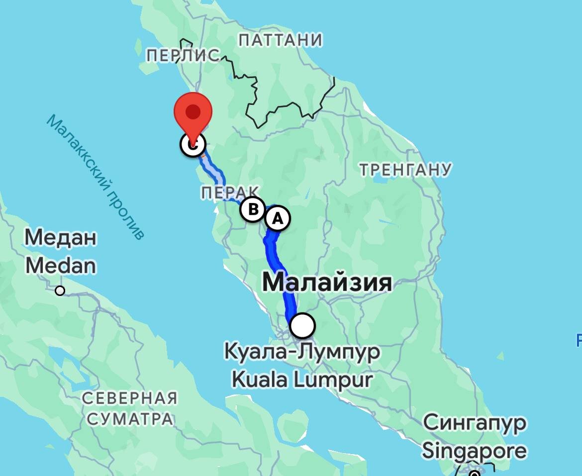 Маршрут: Куал-Лумпур- Камерон-Ипох-Джорджтаун