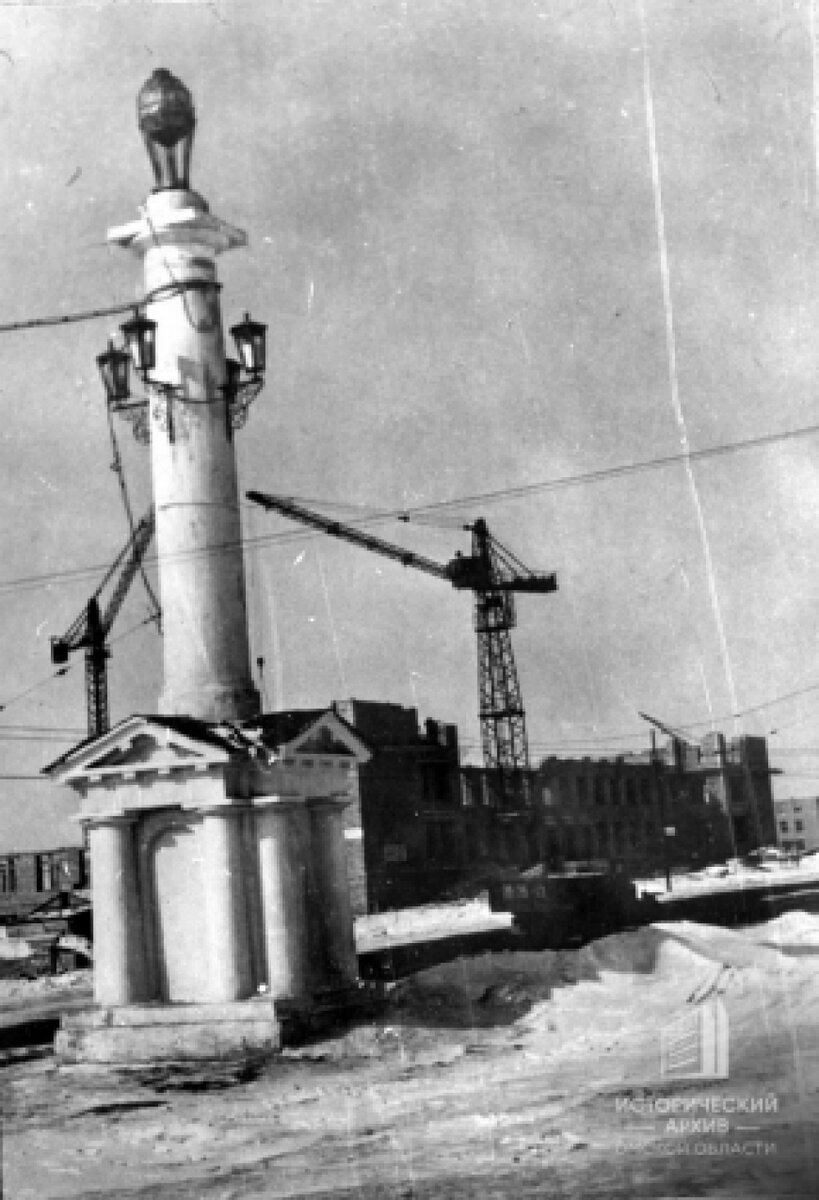    Мачта Колчака. Фото: Исторический архив Омской области