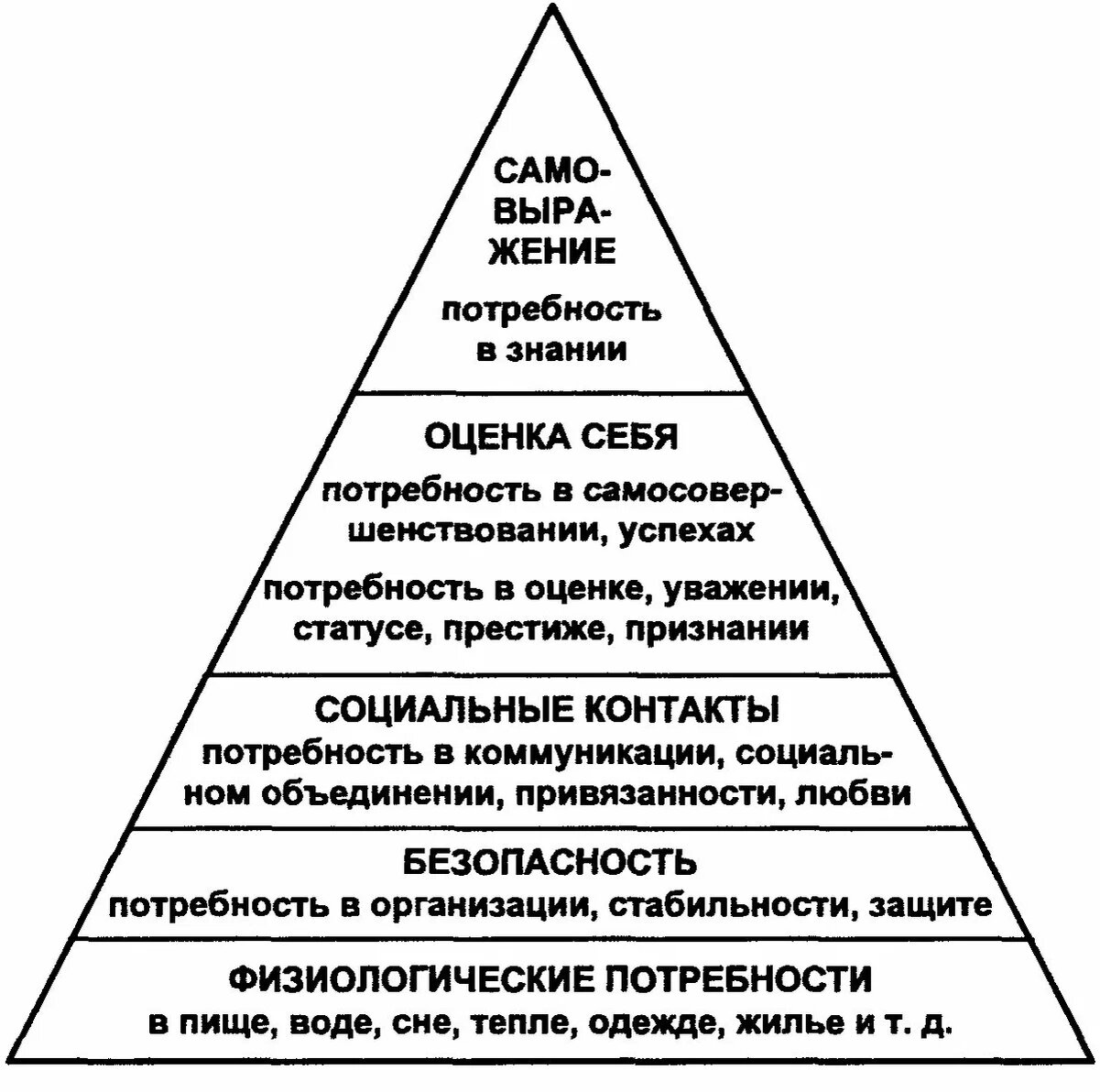 Здесь представлены главные уровни и их составляющие