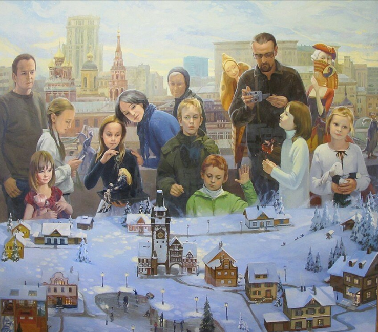 Афонина Сайда Мунировна (Род. 1965). Люди-куклы.