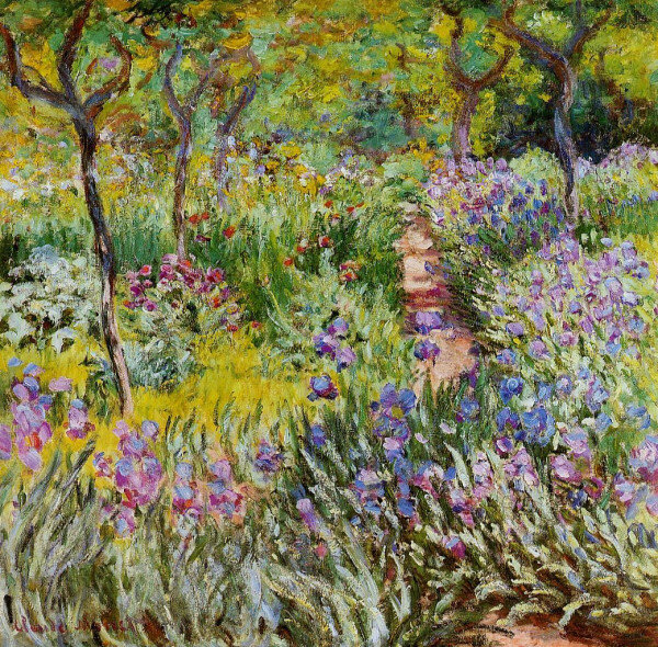 Клод Моне, Ирисы, 1914-1917