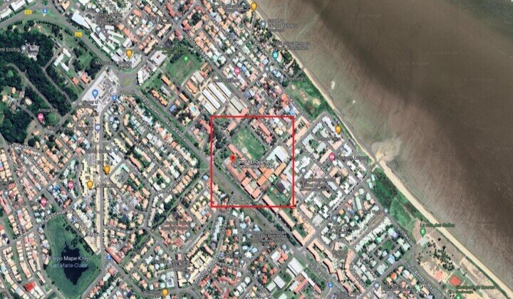 Фото: Штаб 3-го иностранного пехотного полка Франции в Комендант Форже в Куру, Французская Гвиана. Скриншот Google maps