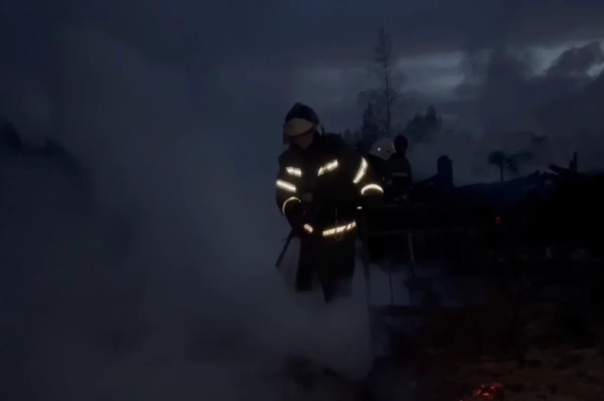    В Тверской области сгорело 3 дачных дома и 4 хозяйственных постройки