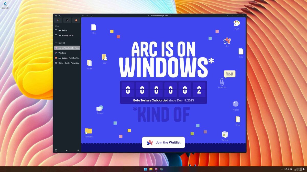 Наконец-то стал доступен ARC BROWSER для Windows 11. | Китайский специалист  | Дзен