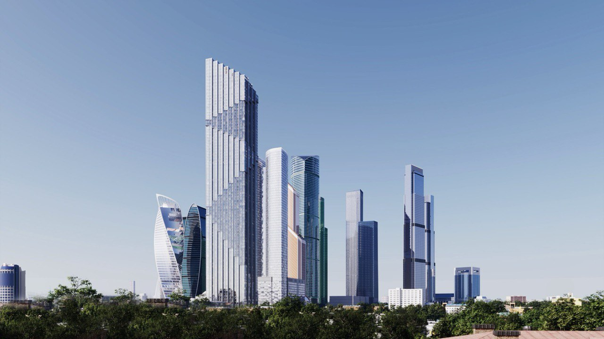 Премиальный 85-этажный 340-метровый комплекс «Дом Дау» (Москва, Россия)