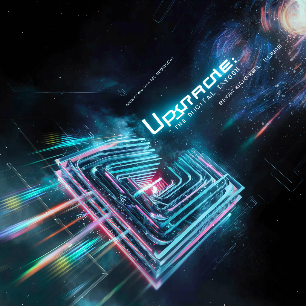 Цифровое изображение апгрейда (процесса замены продукта на более новую версию того же продукта)