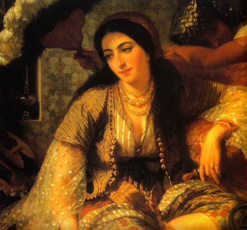 Жан-Батист-Анж Тиссье «Наложница султана» (многие считают, что это портрет Нурбану, но это не точно :)