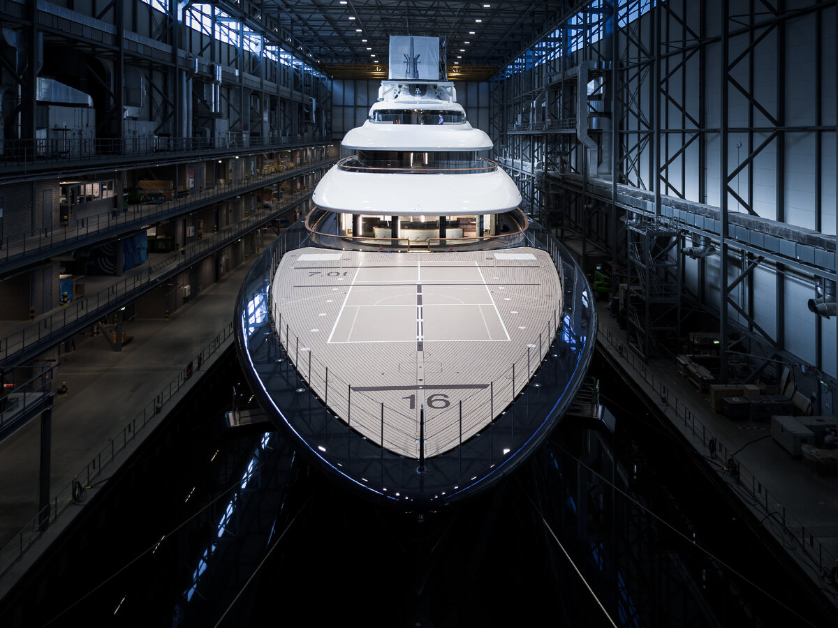 Feadship Project 821 – первая в мире суперъяхта на водородных топливных элементах