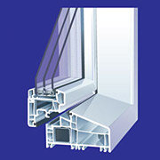 профиль Nord 580, с глубиной рамы 121 мм