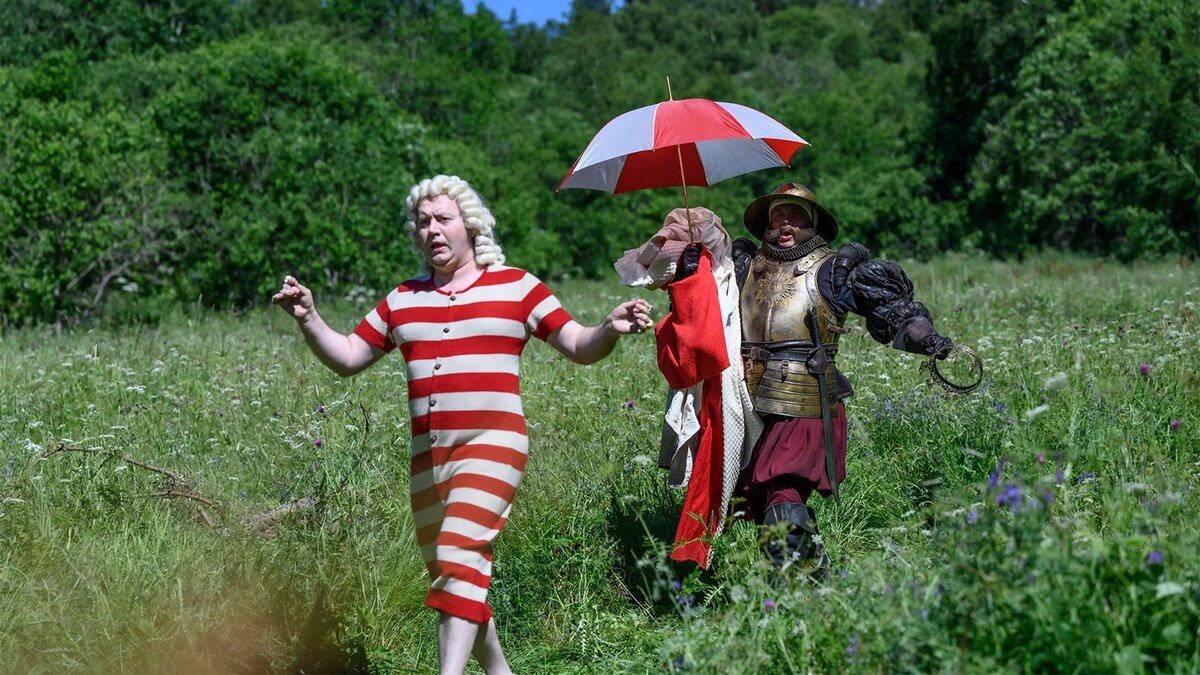 Король отправился за своим миллиардом... Кадр из фильма "Бременские музыканты"