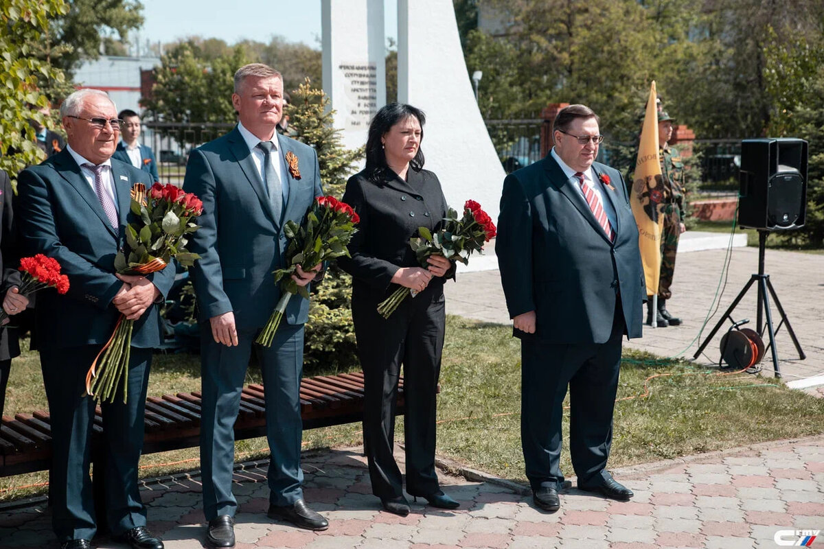 На главной площади Саратовского государственного технического университета имени Гагарина Ю.А. состоялся митинг, посвященный празднованию 79-ой годовщины Победы Великой Отечественной войне.