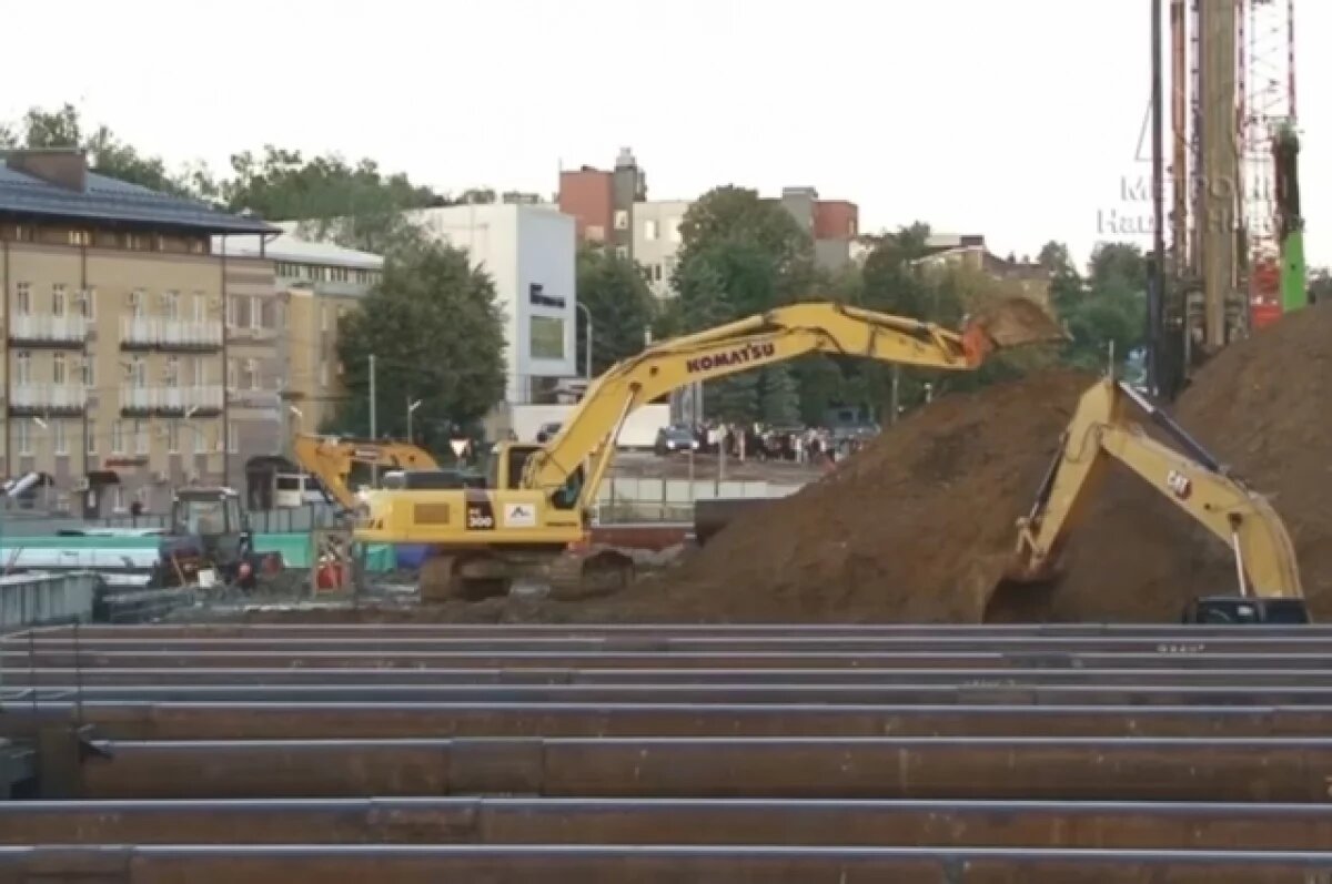 Стену в грунте с 9-этажный дом обустроили на стройплощадке метро в Нижнем |  АиФ – Нижний Новгород | Дзен