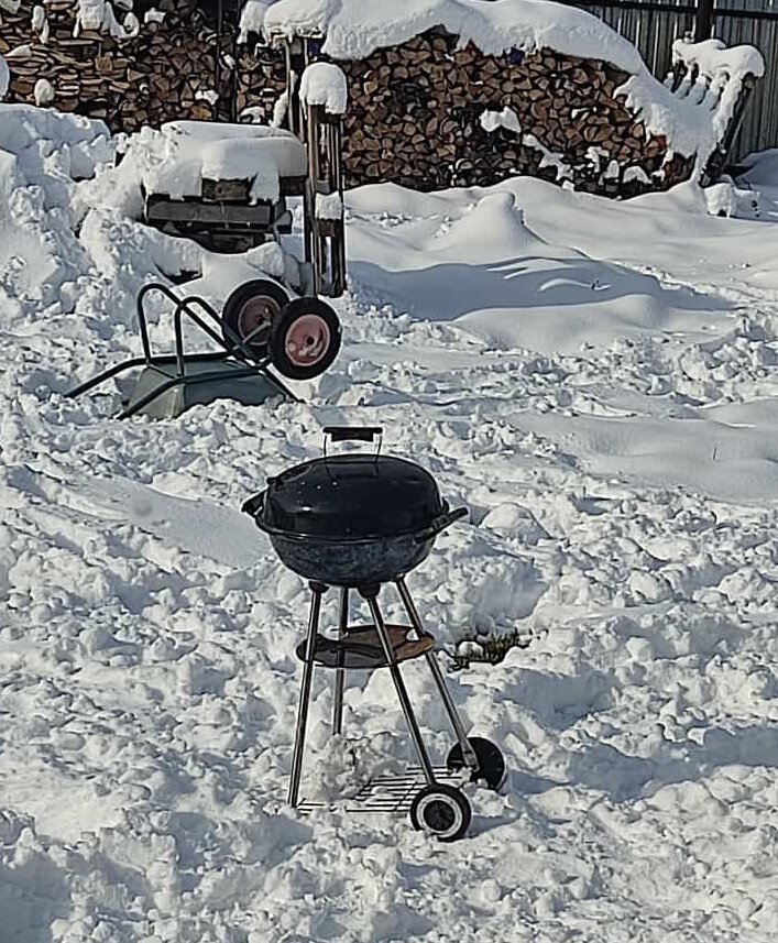 Если компания хорошая, снег не помеха.