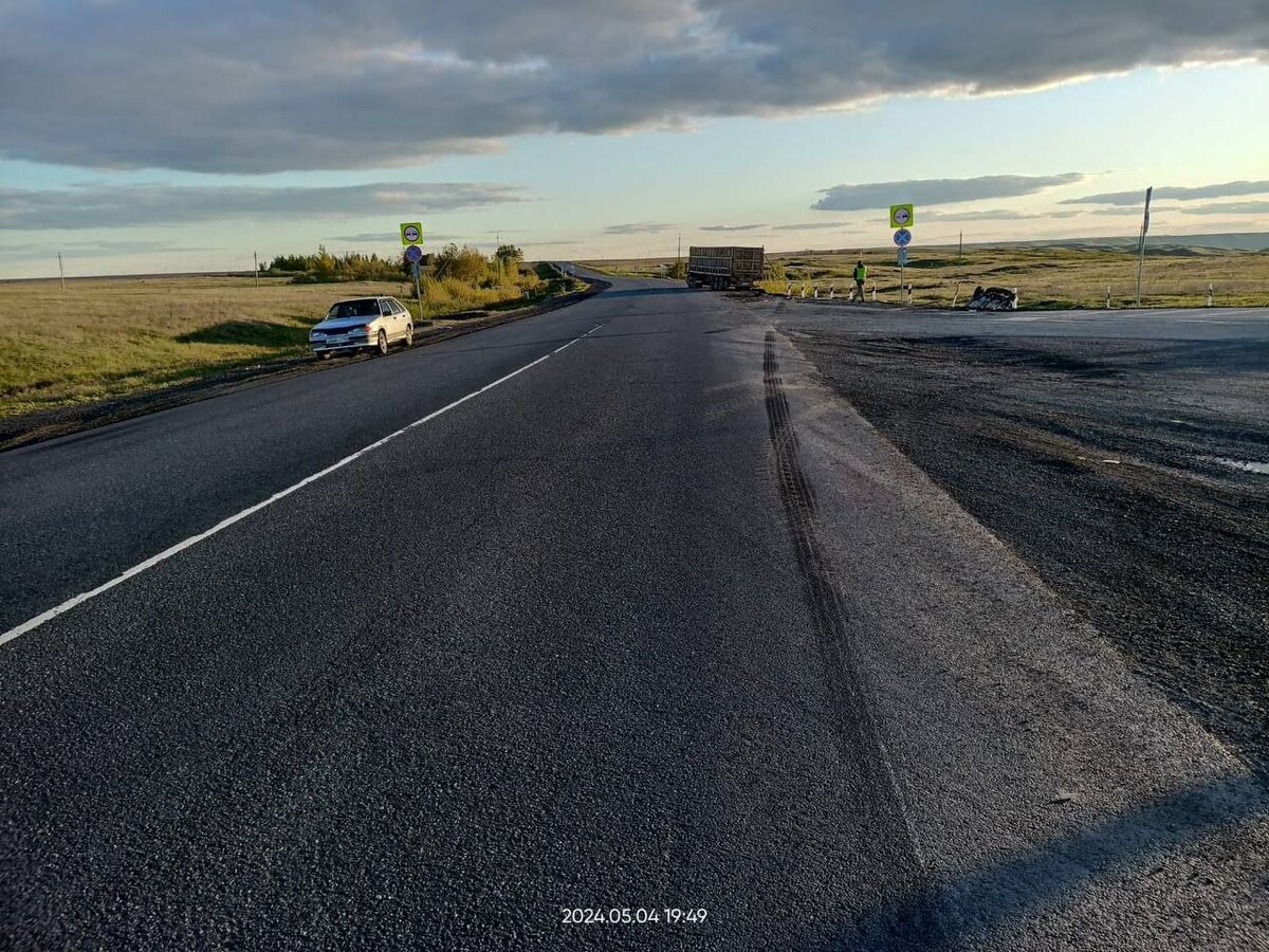 Фото с места ДТП