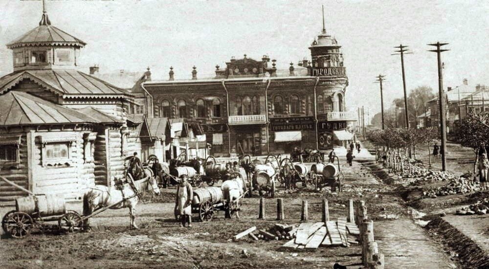 г.Уфа. 1901 г. Место будущего сквера им. Ленина