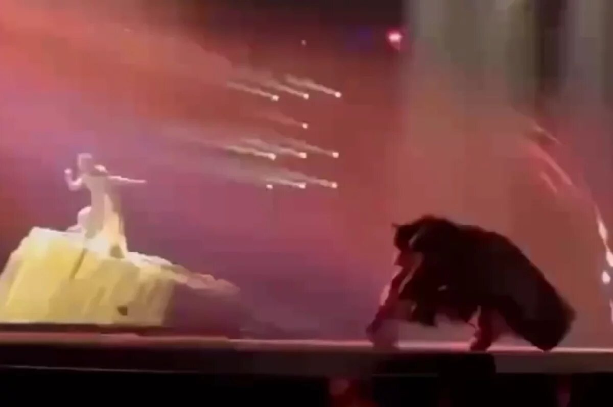    Представительница Украины упала на сцене на репетиции Евровидения