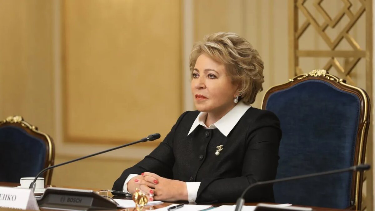    Глава Совфеда Валентина Матвиенко.