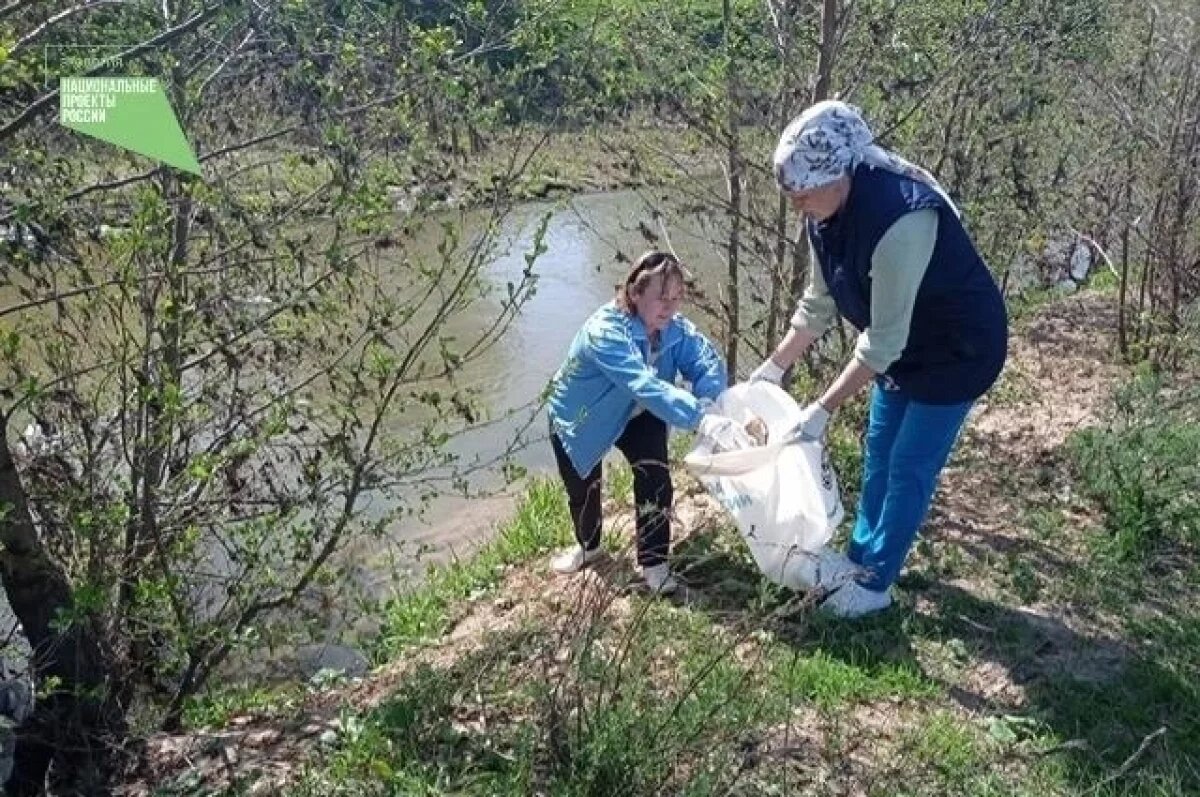    В Новомалыклинском районе берега трёх рек очистили от мусора