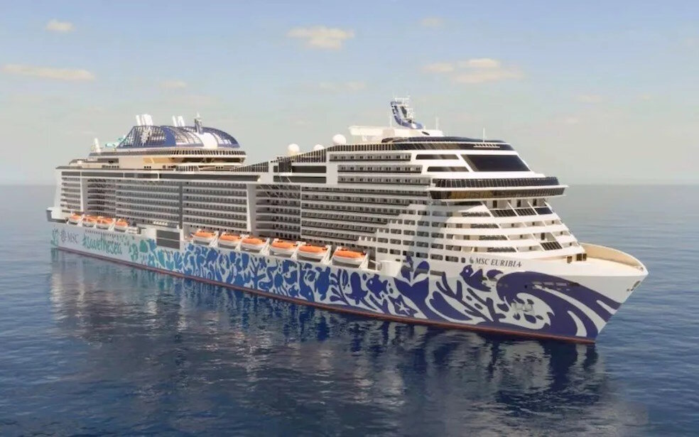 Новый лайнер MSC Euribia начнёт осенне-зимнюю навигацию в Персидском заливе 16 ноября 2024 г.