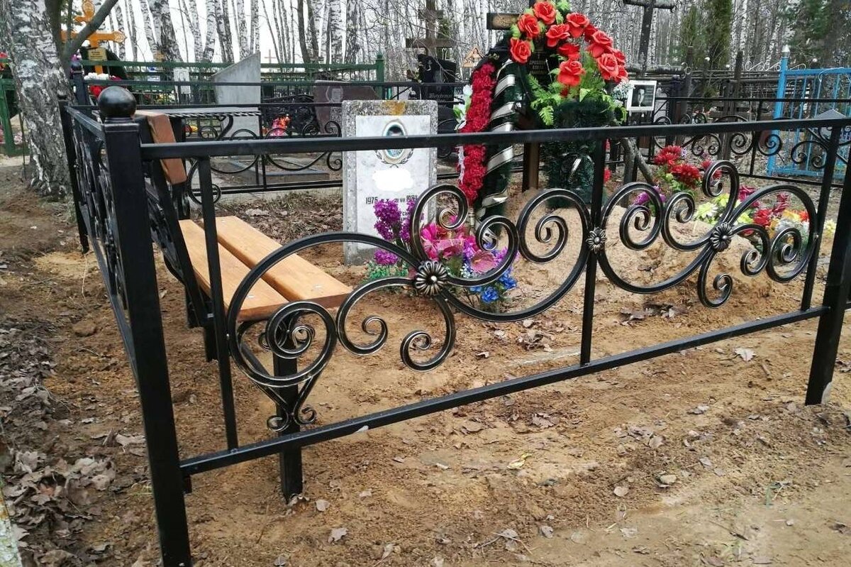 Оградки на кладбище фото и цены пермь