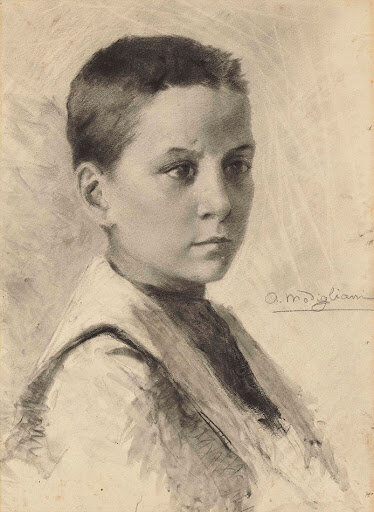 Автопортрет, 1899 г., частная коллекция