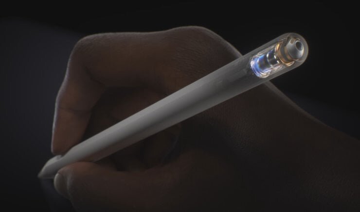    В корпус Apple Pencil Pro встроен полноценный вибромотор