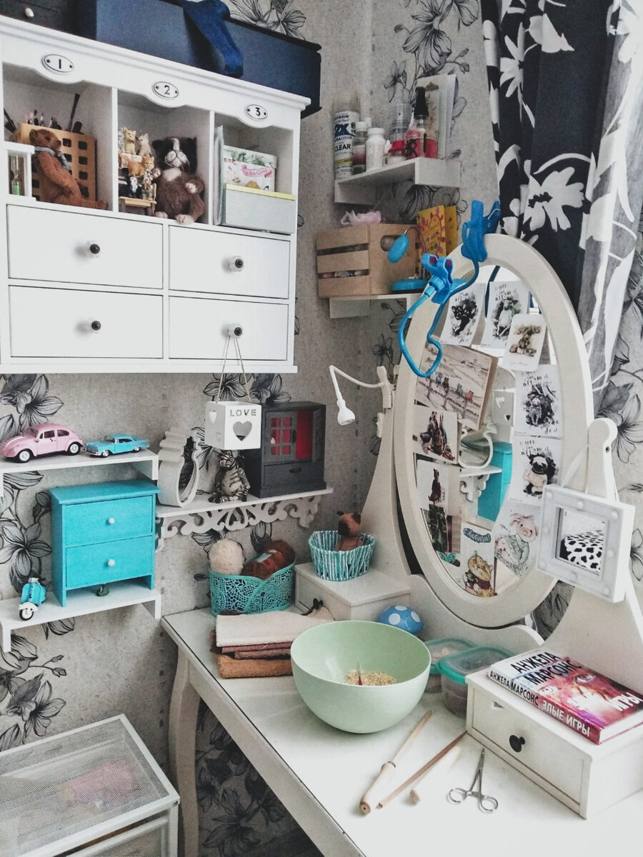 Мое рабочее место, вначале творчества 