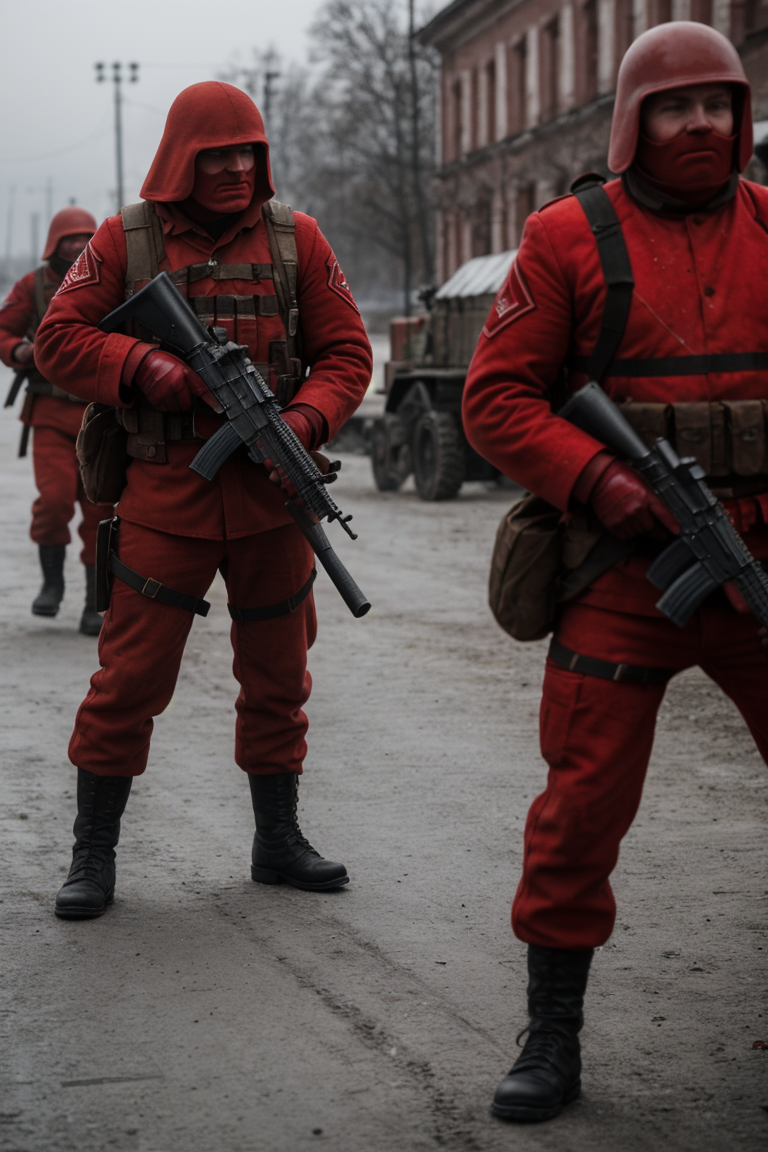 Примерно так хотят выглядеть красногвардейские злопыхатели, но им ничего не удается!