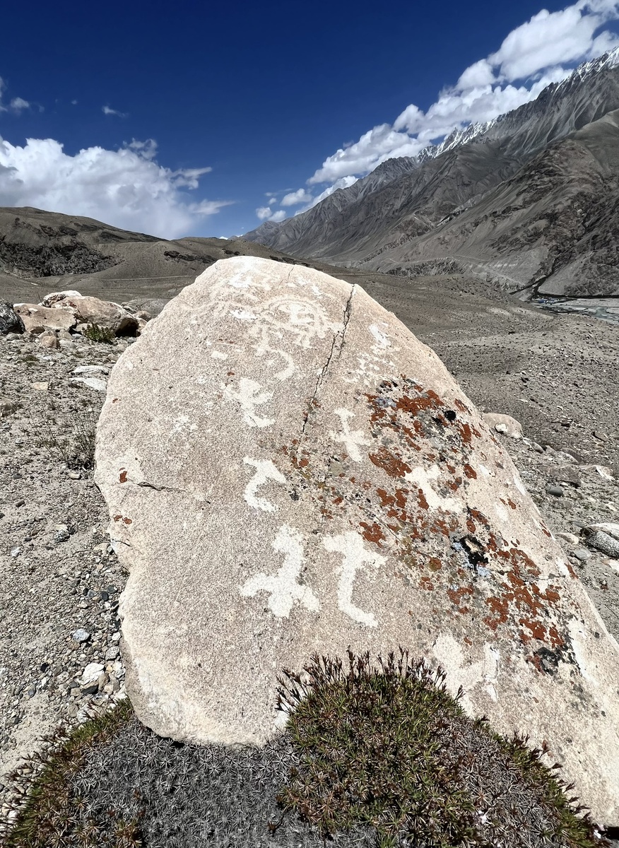 Петроглифы в Лянгаре, фото автора, 2024