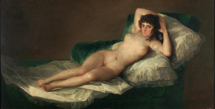 "Maha naked" Francisco de Goya 1797-1800
