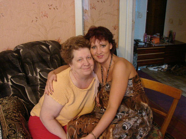 Я со свой свекровью.