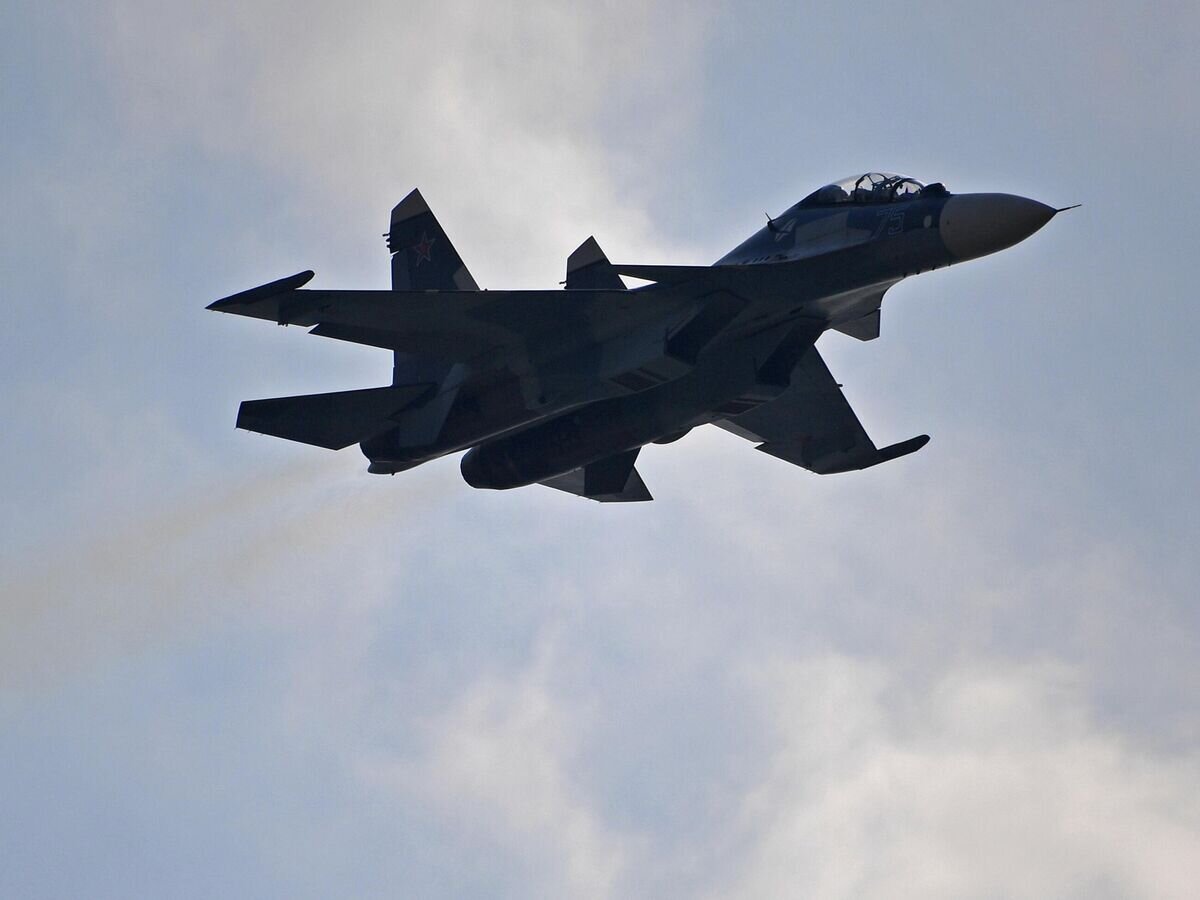    Многоцелевой истребитель Су-30СМ © РИА Новости / Илья Питалев