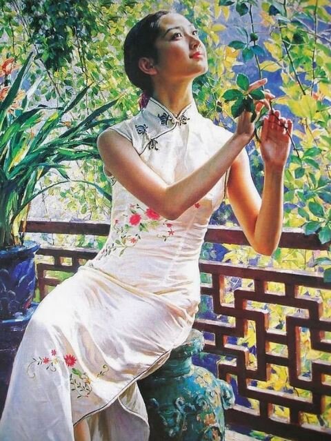 художник Гуань Цзэцзуй -  https://www.pinterest.it/