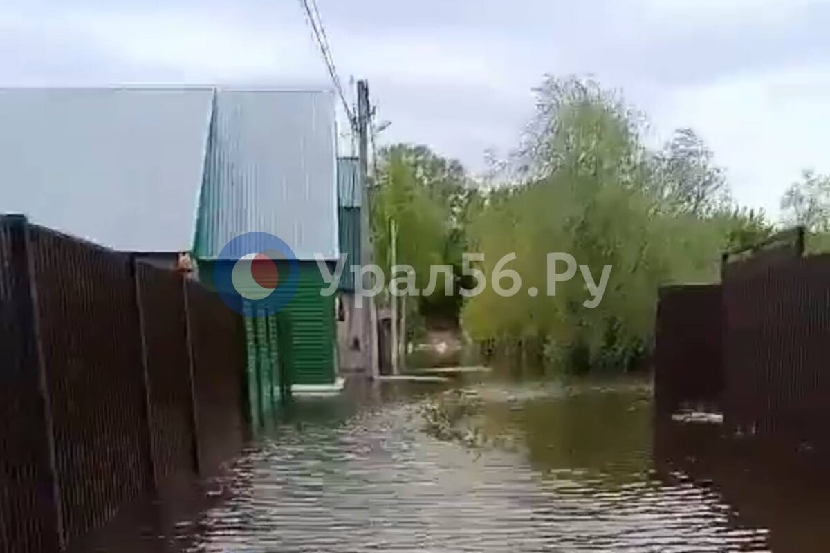    «Топит уже две недели»: обстановка в поселке Берды в Оренбурге на 8 мая