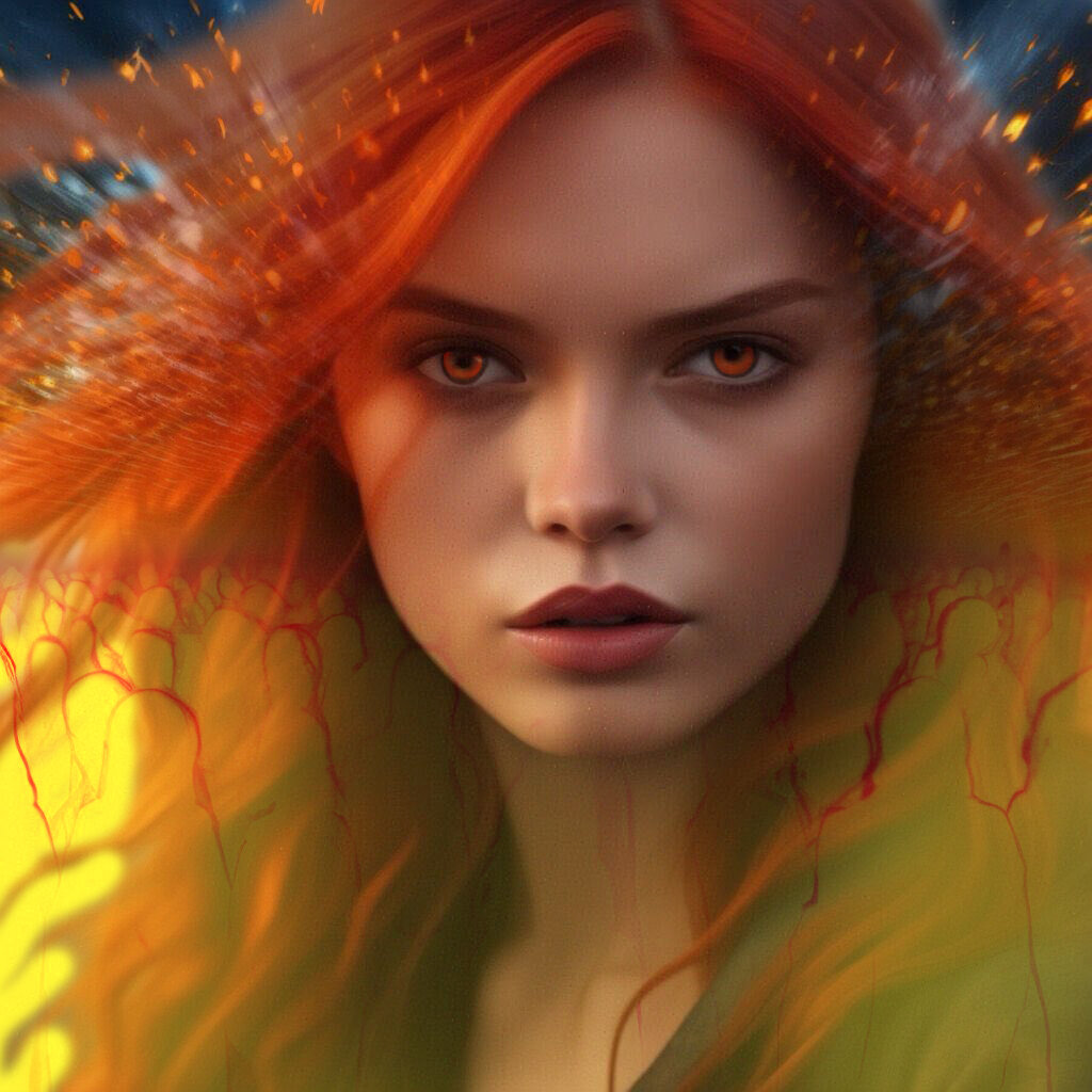 Золотое и оранжевое свечение у людей.