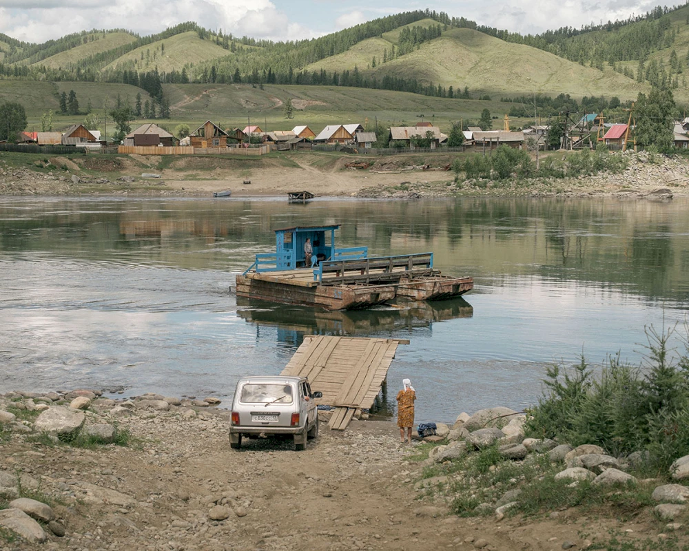 Деревня Эржей на Енисее. Россия. Работа Нанны Хейтманн, фотовыставка, Мюнхен, 6.05.2024