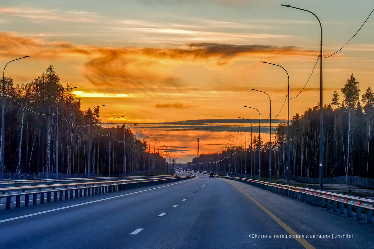 Прокатились по новой трассе М-12. Строительство платной дороги началось в 2021 году, а уже в декабре 2023 было открыто движение от Москвы до Казани.-13