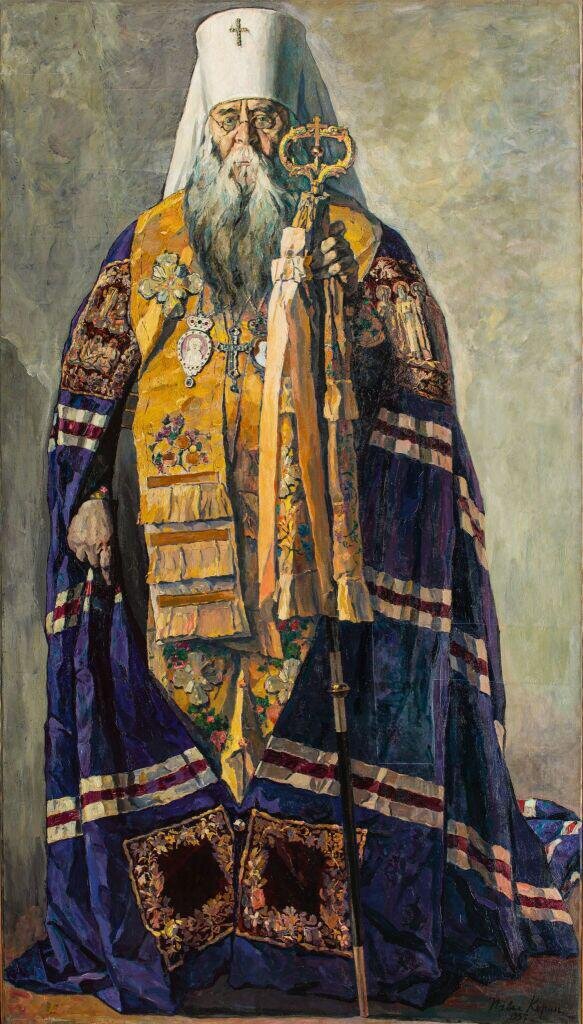 Павел Корин. «Митрополит Сергий». 1937