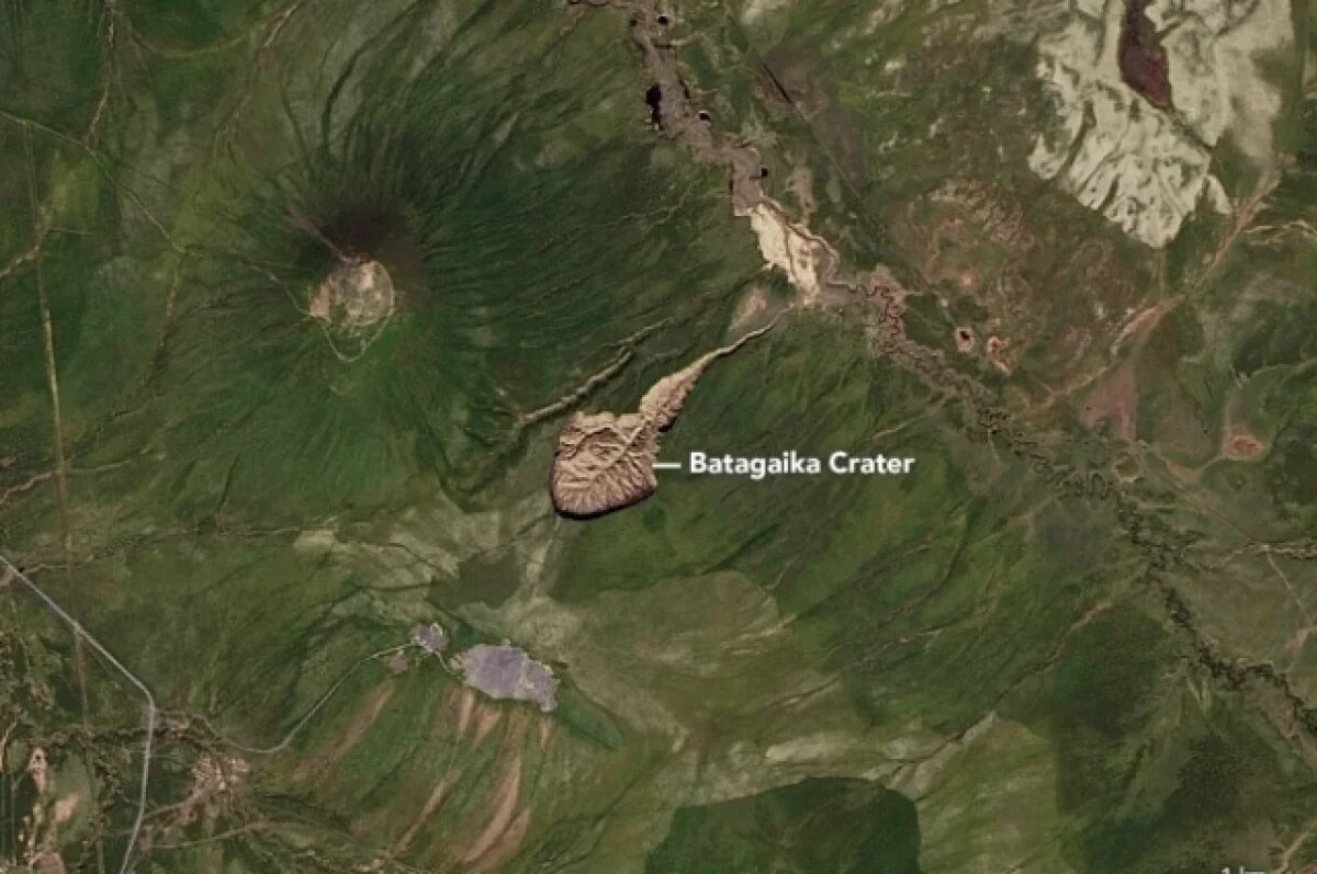    Учёный прокомментировал рост Батагайского кратера в Якутии