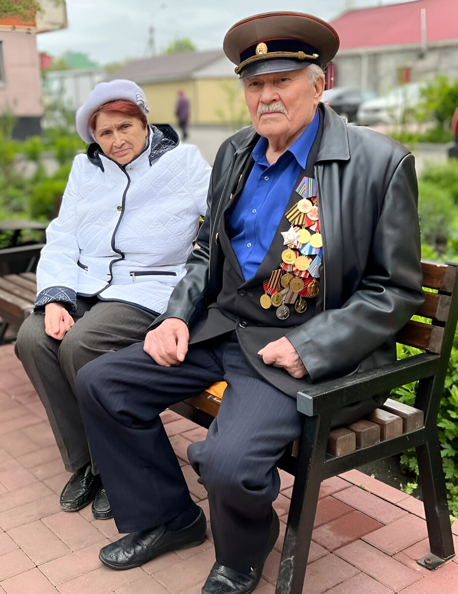 Виталий Гаврилович Зорин со своей женой Тамарой Ивановной