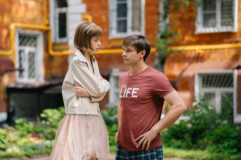 Вита Корниенко и Александр Метелкин в сериале «Тетя Марта»