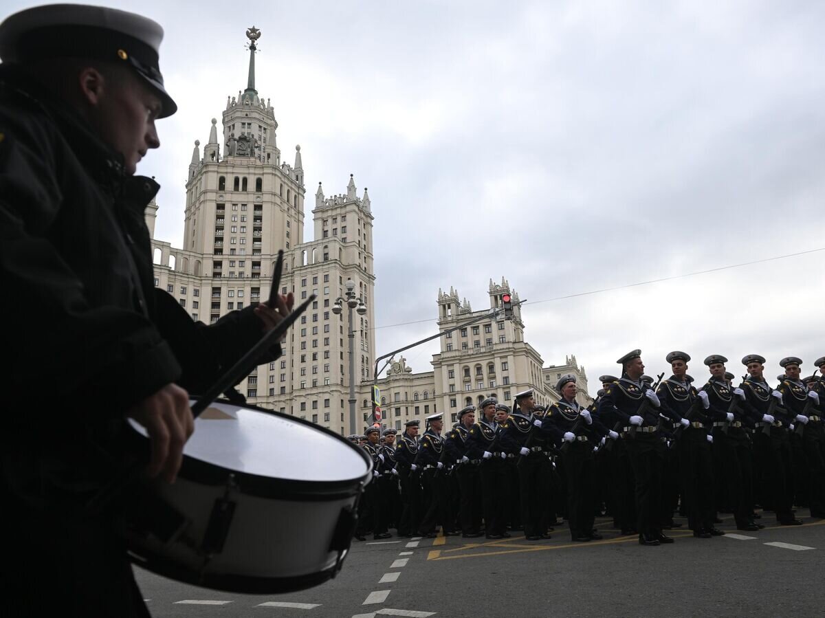    Генеральная репетиция парада к 79-летию Победы в Великой Отечественной войне© РИА Новости / Кирилл Каллиников