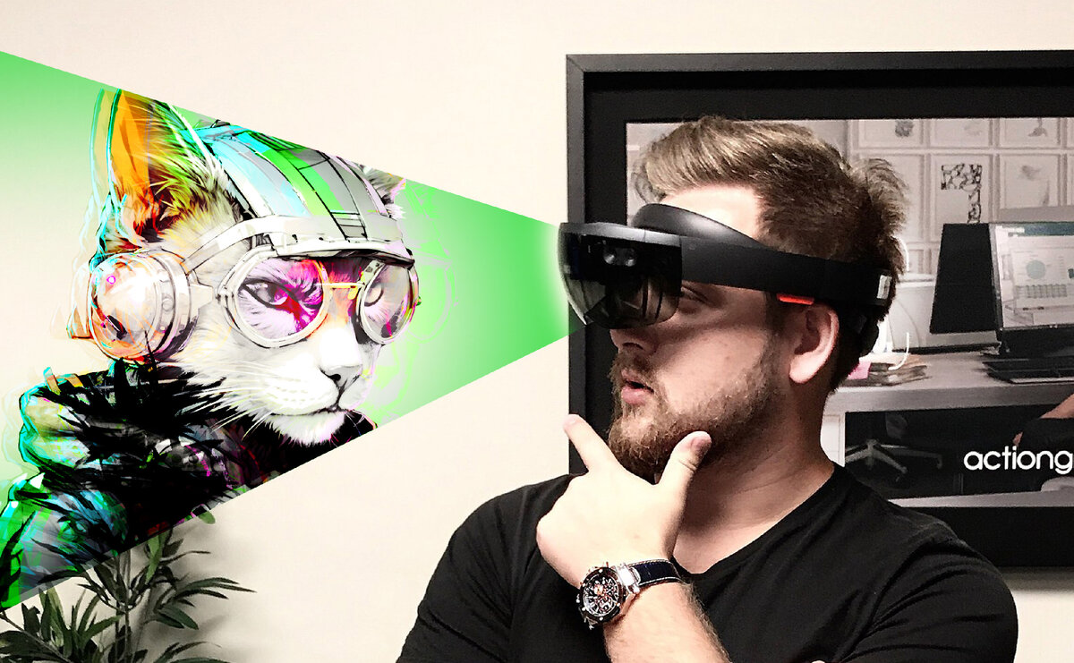 Я тестирую Hololens 2 в далеком 2017-ом году