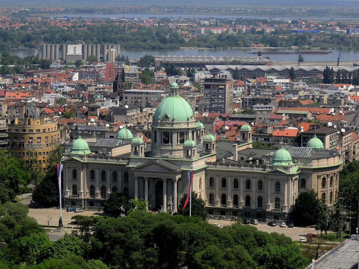    Вид с воздуха на Белград, Сербия © Fotolia / krutenyuk